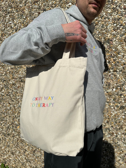 ON MY WAY TO THERAPY - Tote Bag