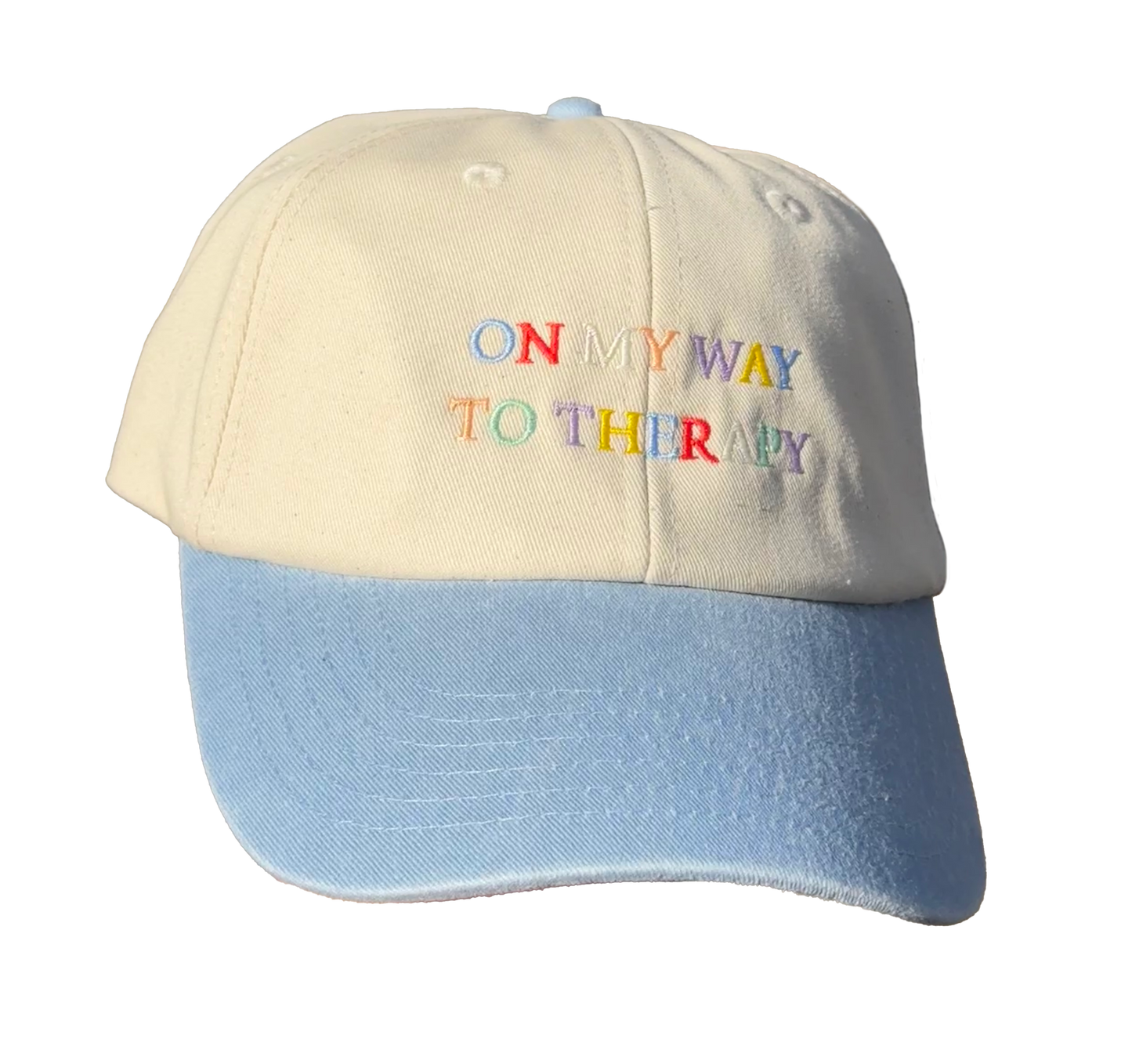 ON MY WAY TO THERAPY - Two Tone Cap