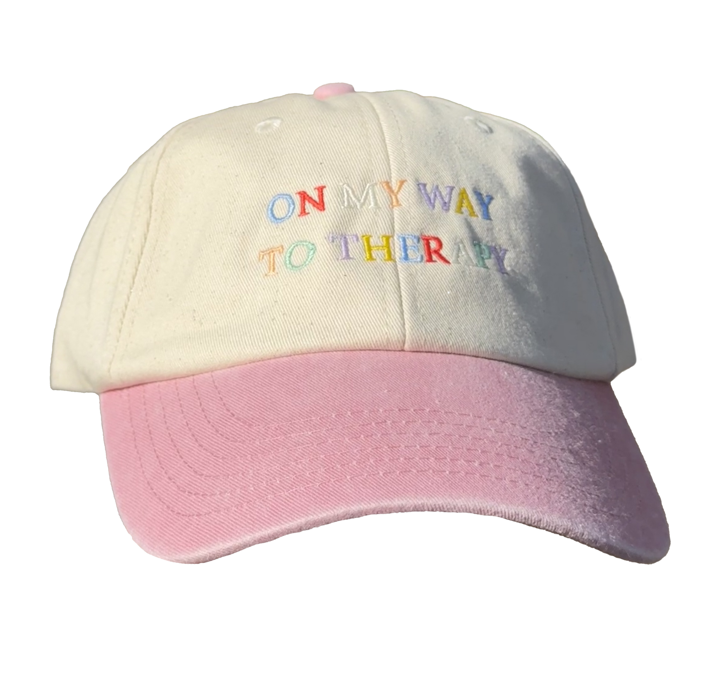 ON MY WAY TO THERAPY - Two Tone Cap