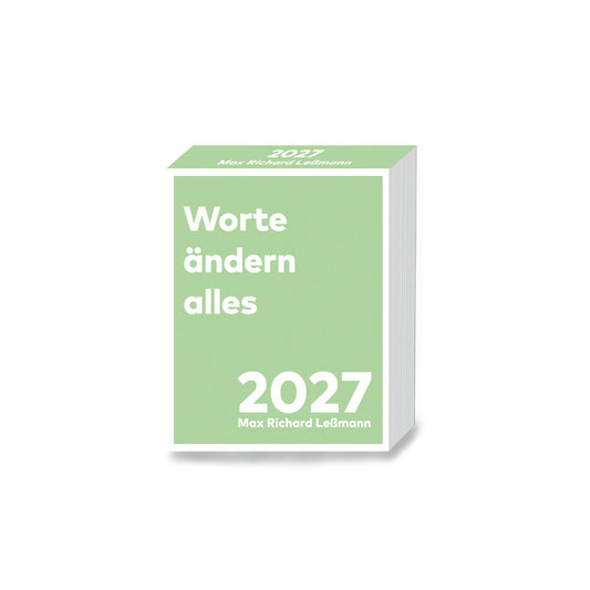 Worte ändern alles - Abreißkalender 2027 (Vorbestellung)